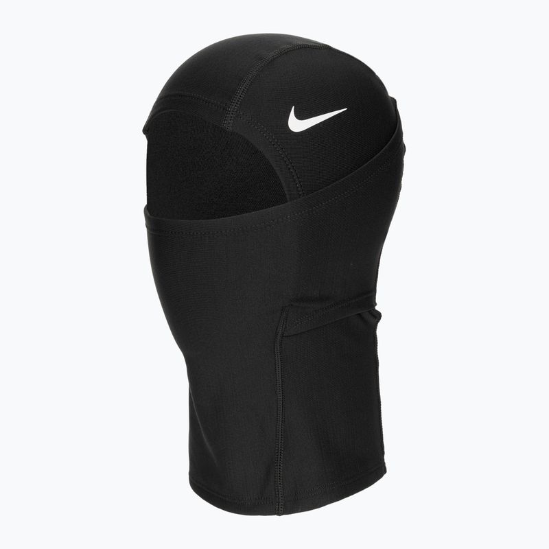 Nike Pro Hyperwarm Hood futó sálsapka fekete/fekete/fehér 3
