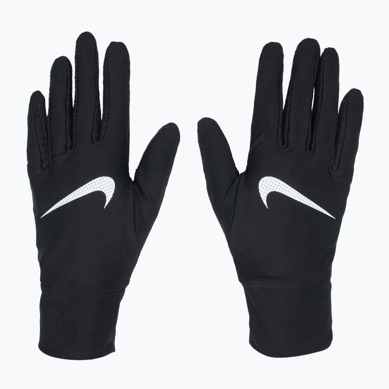 Női pánt + kesztyű készlet Nike Essential Running black/black/silver 2