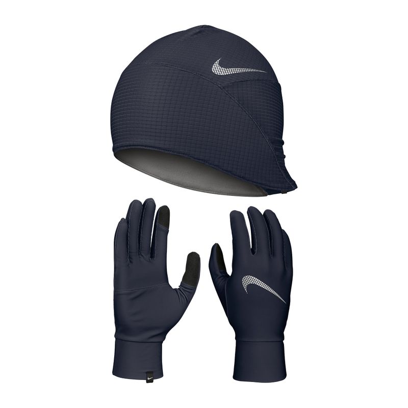 Nike Essential férfi sapka + kesztyű szett N1000594-498 9