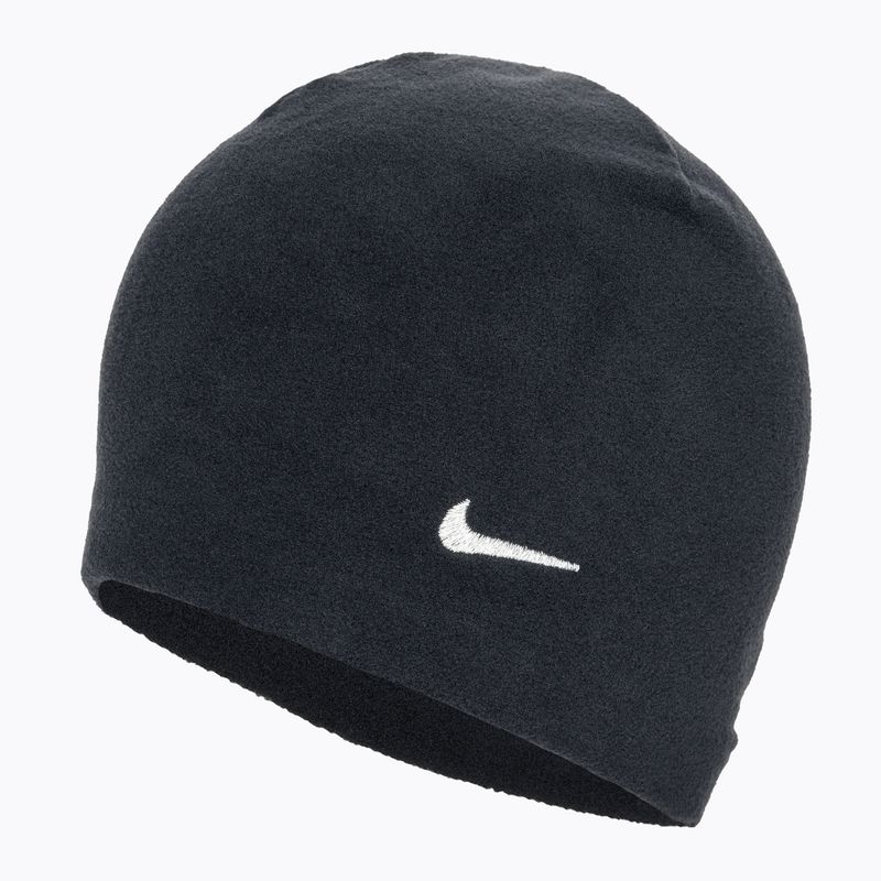 Női Nike Fleece sapka + kesztyű szett fekete/fekete/ezüst 4