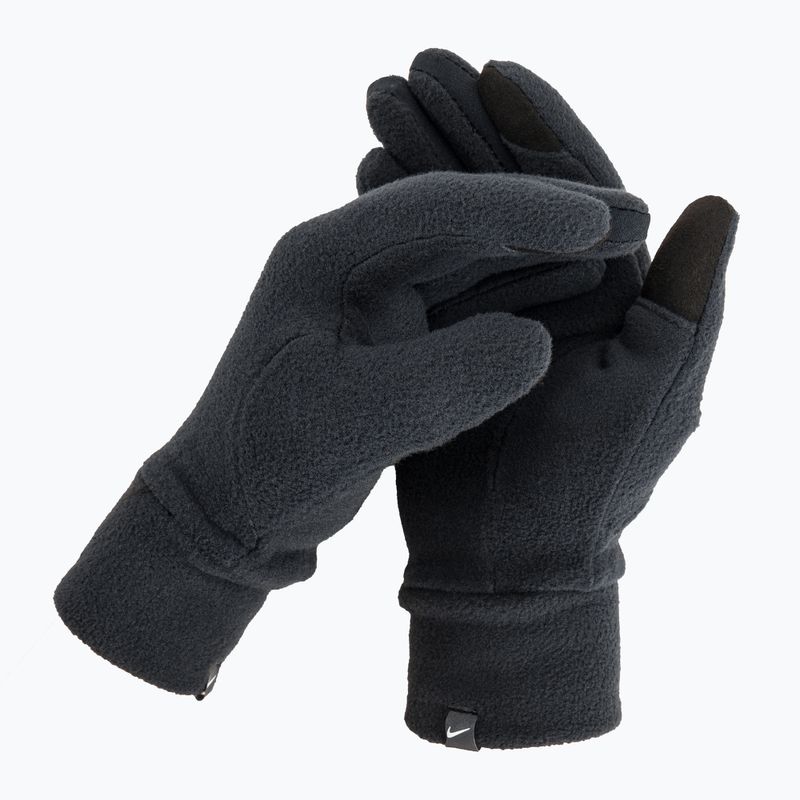 Női Nike Fleece sapka + kesztyű szett fekete/fekete/ezüst 7