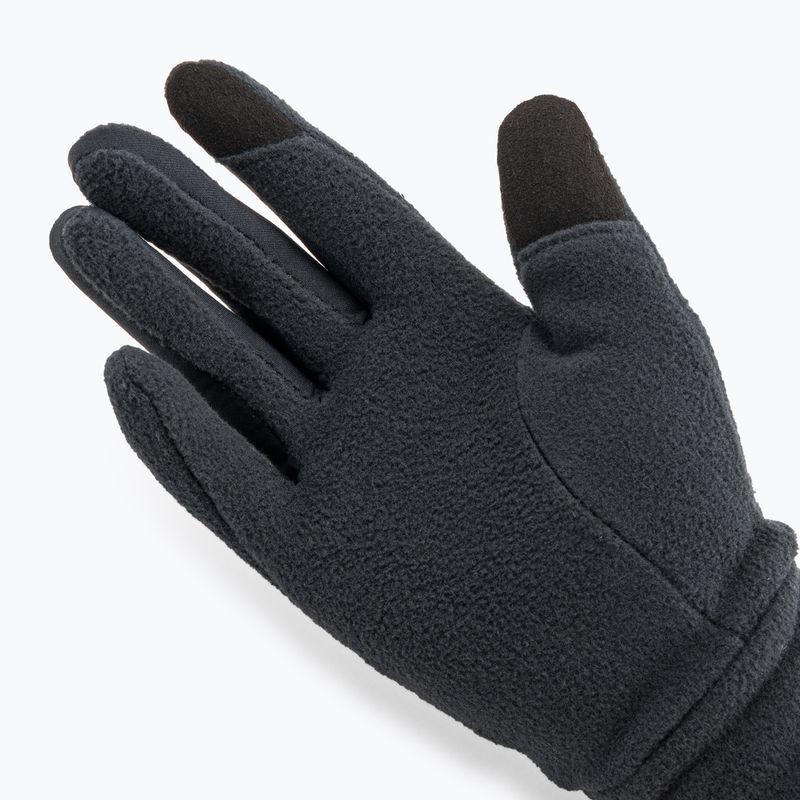 Női Nike Fleece sapka + kesztyű szett fekete/fekete/ezüst 10