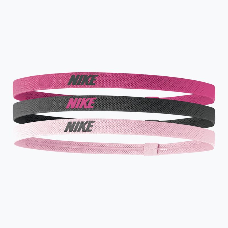 Nike Elasztikus fejpántok 2.0 3 db szikra/gridiron/rózsaszín mázzal