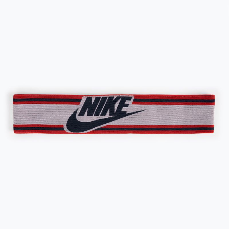 Férfi Nike elasztikus fejpánt fehér és piros N1003550-123 2
