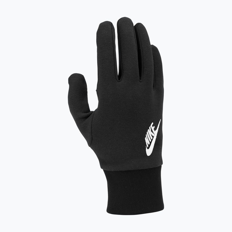 Férfi futókesztyű Nike Club Fleece 2.0 black/black/white