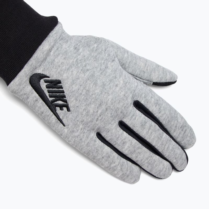 Férfi futókesztyű Nike Club Fleece 2.0 grey heather/black/black 4
