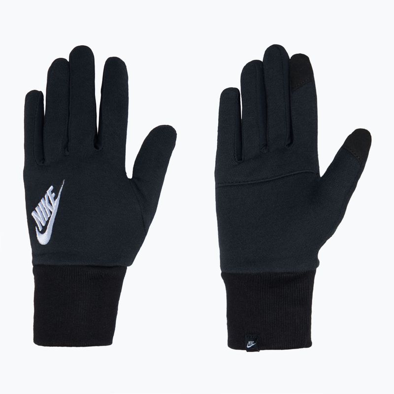 Női futókesztyű Nike Club Fleece black/white 2