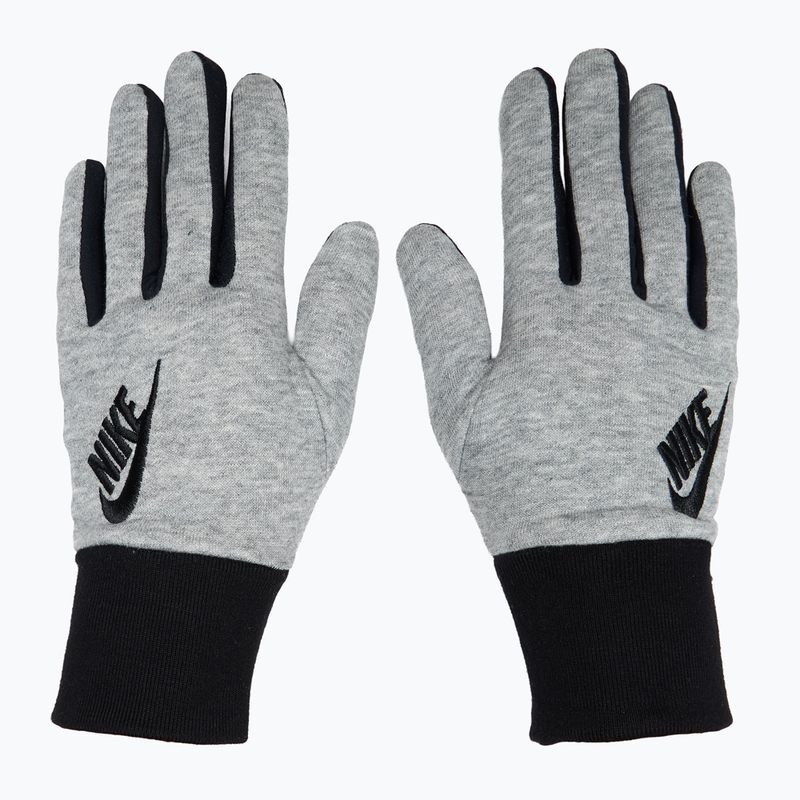 Női futókesztyű Nike Club Fleece grey heather/black/black 2