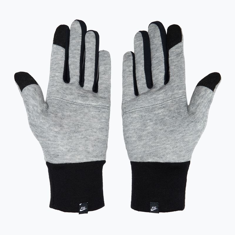 Női futókesztyű Nike Club Fleece grey heather/black/black 3