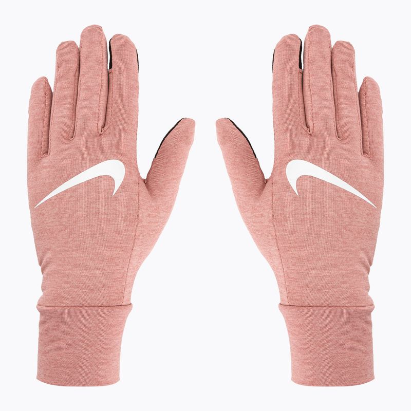 Női futókesztyű Nike Fleece RG piros csillagpor/piros csillagpor/ezüst 3