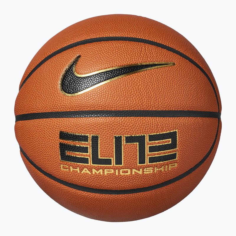 Kosárlabda Nike Elite Championship 8P 2.0 Deflated amber court/black/metallic gold/black rozmiar 6 4