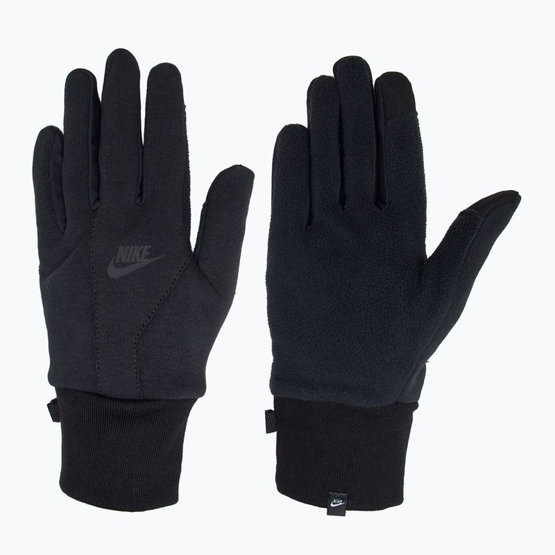 Férfi futókesztyű Nike Tech Fleece 2.0 black/black/black