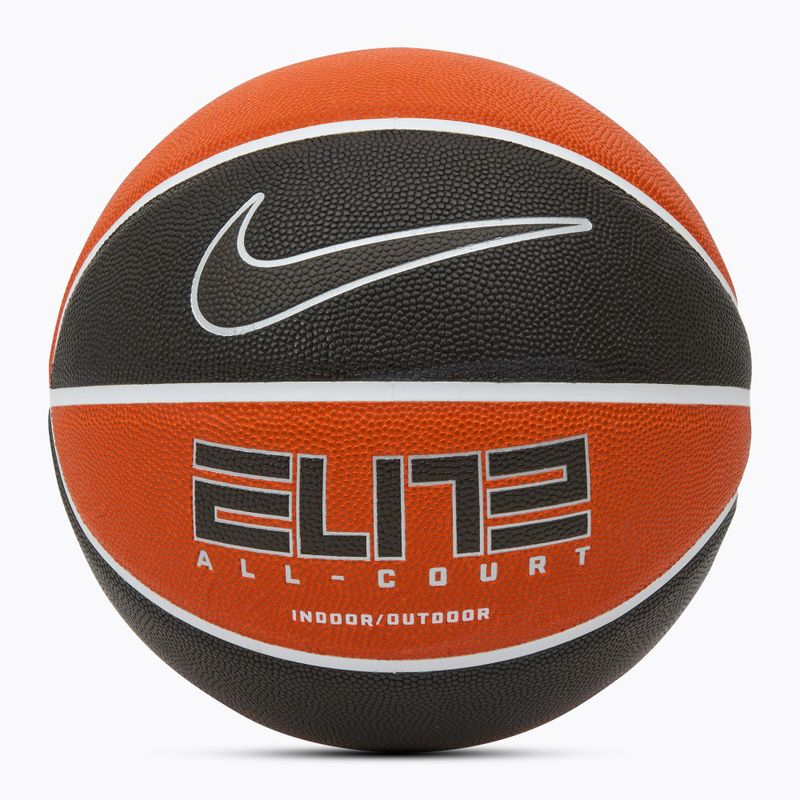 Kosárlabda Nike Elite All Court 8P 2.0 Deflated amber/white/metallic silver/black rozmiar 7