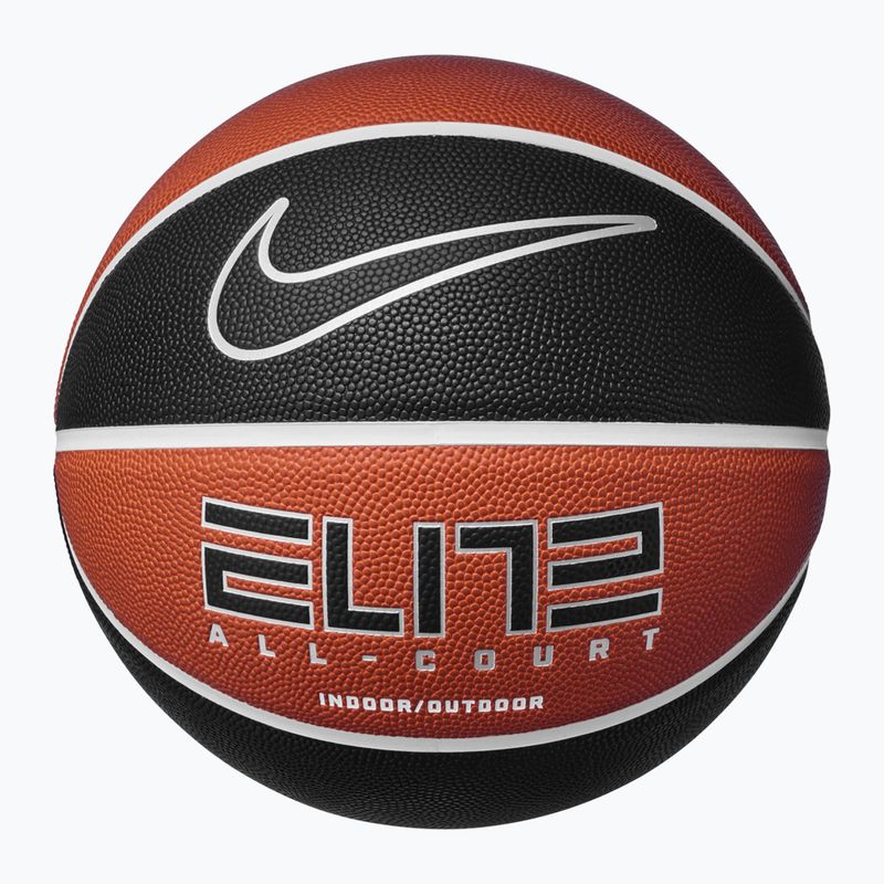 Kosárlabda Nike Elite All Court 8P 2.0 Deflated amber/white/metallic silver/black rozmiar 7 4