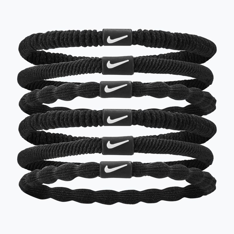 Hajgumi Nike Flex Hair Tie 6 szt. black/black/white