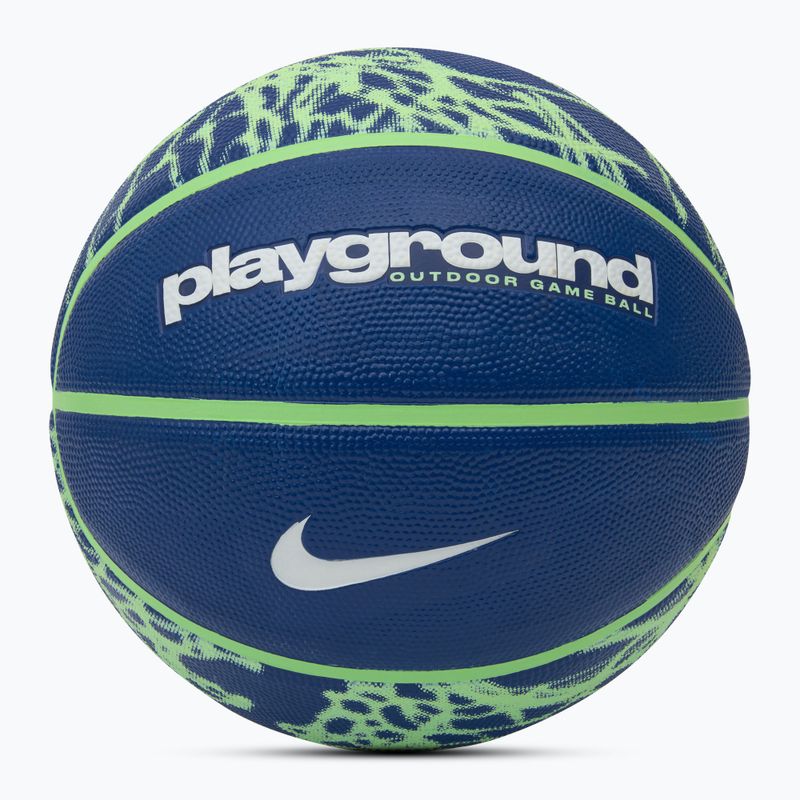 Kosárlabda Nike Everyday Playground 8P Graphic Deflated deep royal blue/vapor green/white rozmiar 4
