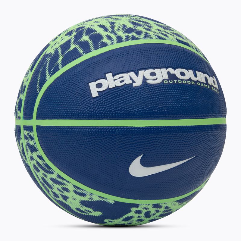 Kosárlabda Nike Everyday Playground 8P Graphic Deflated deep royal blue/vapor green/white rozmiar 4 2