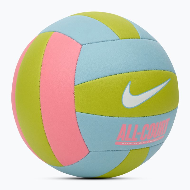 Röplabda Nike All Court Volleyball coral chalk/ocean bliss/bright cactus/white rozmiar 5 2