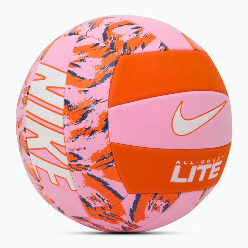 Röplabda Nike All Court Lite Volleyball pink rise/safety orange/white rozmiar 5 2