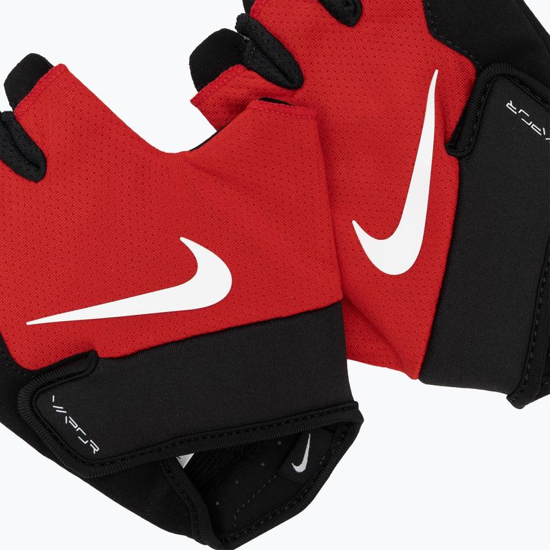 Férfi edző kesztyű Nike Vapor FG egyetemi piros/fekete/fehér 5