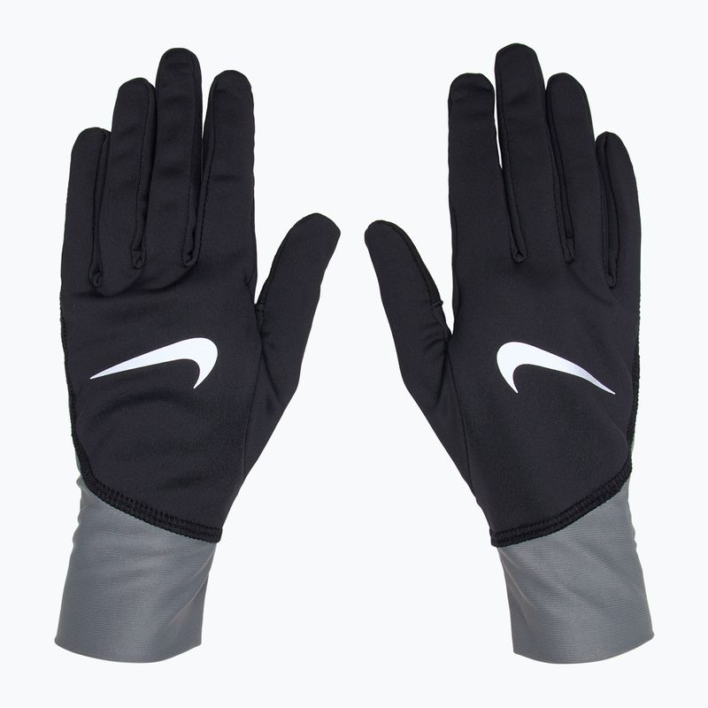 Férfi futókesztyű Nike Pacer Midweight RG black/smoke grey/silver 2
