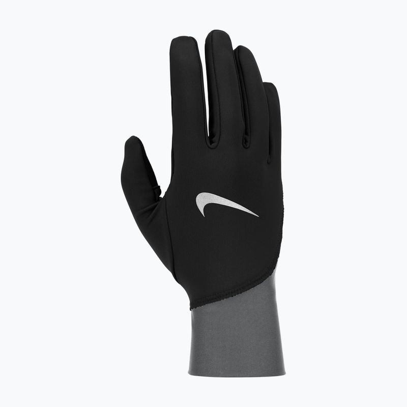 Férfi futókesztyű Nike Pacer Midweight RG black/smoke grey/silver 6