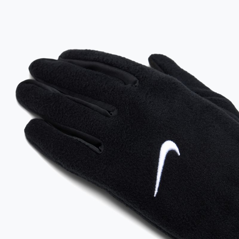 Női futókesztyű Nike One Therma-Fit Fleece black/white 4