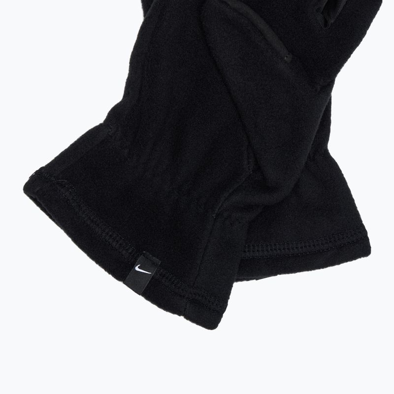 Női futókesztyű Nike One Therma-Fit Fleece black/white 5