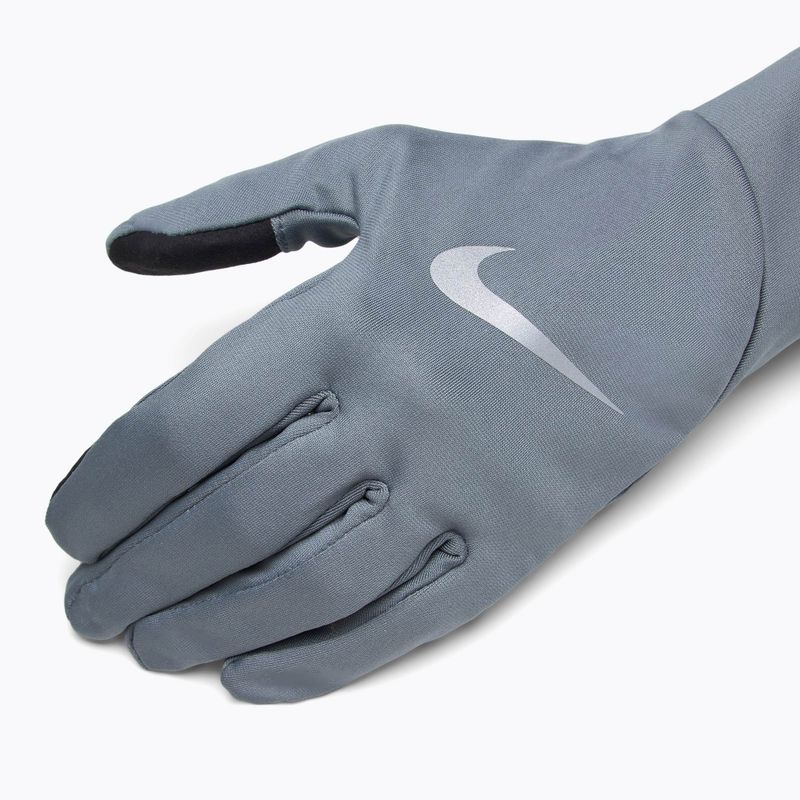 Férfi futókesztyű Nike Pacer Lightweight RG smoke grey/smoke grey/silver 4