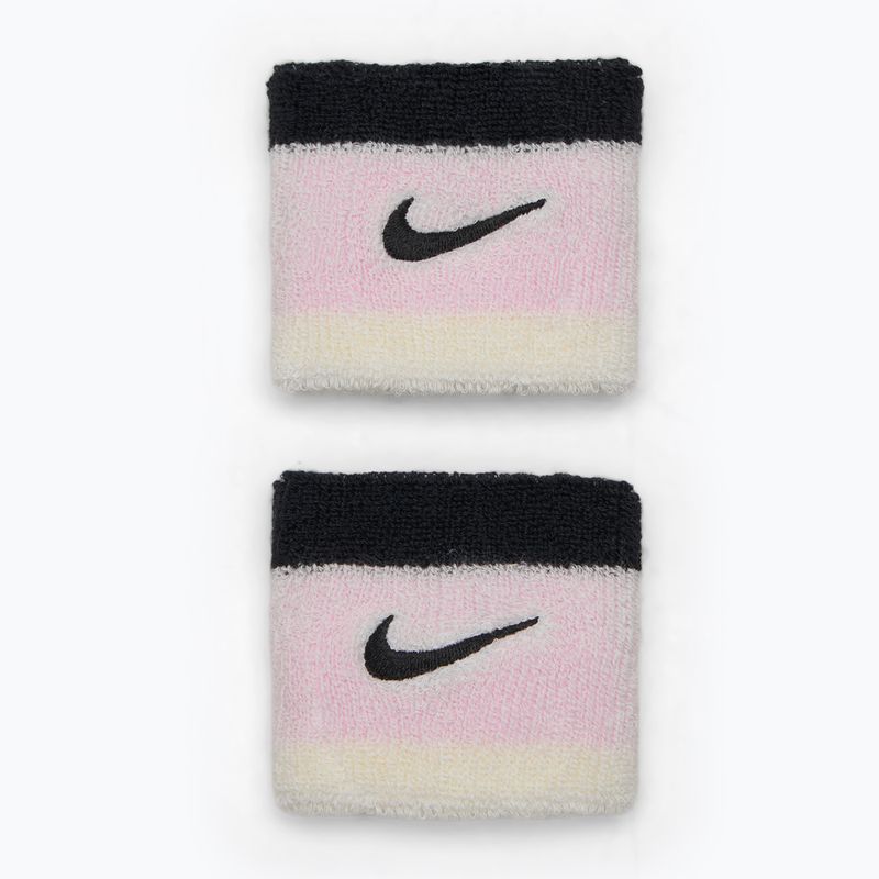 Nike Swoosh csuklópántok rózsaszín hab/kókusztej/fekete