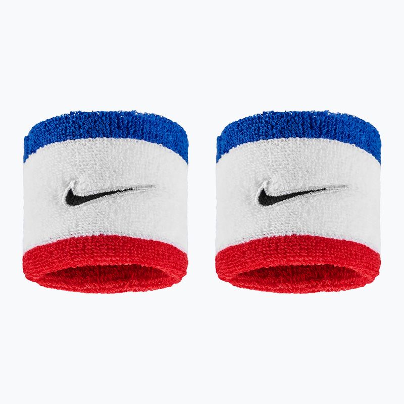 Csuklópántok Nike Swoosh Classic Wristbands 2 db game royal/university red/black