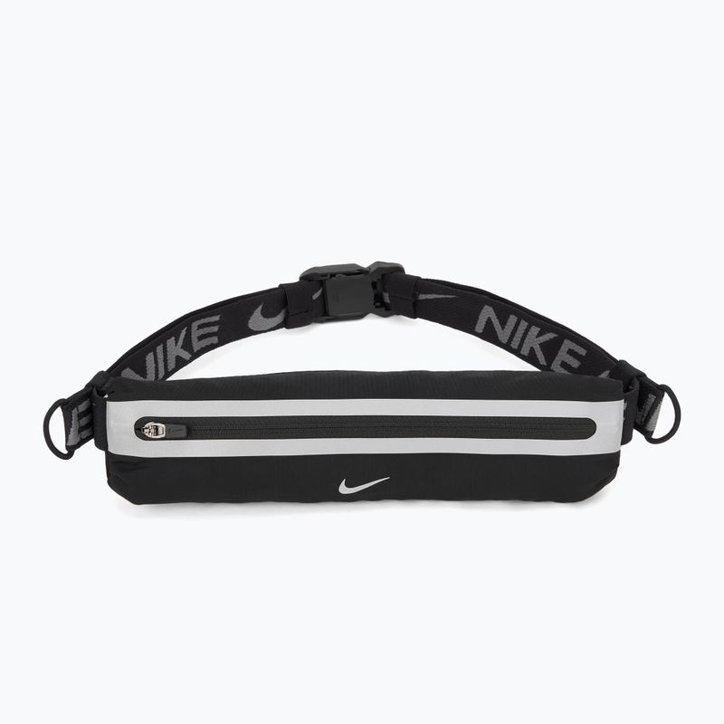 Nike Slim 4.0 futóöv fekete/fekete/ezüst