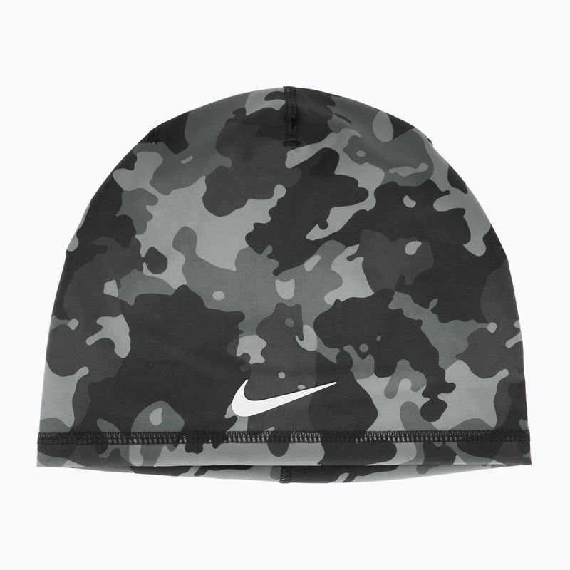 Nike Dri-Fit Peak Beanie nyomtatott füstszürke/ezüst színű sapka