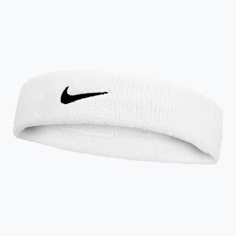 Frottír fejpánt Nike Swoosh Classic Headband white/black