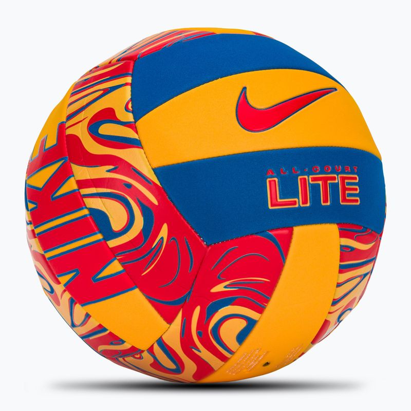 Röplabda Nike All Court Lite Volleyball laser orange/hyper royal/bright crimson méret 5 2