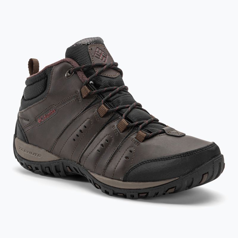 Columbia Woodburn II Chukka WP Omni-Heat férfi túrabakancs kordován/gránátvörös