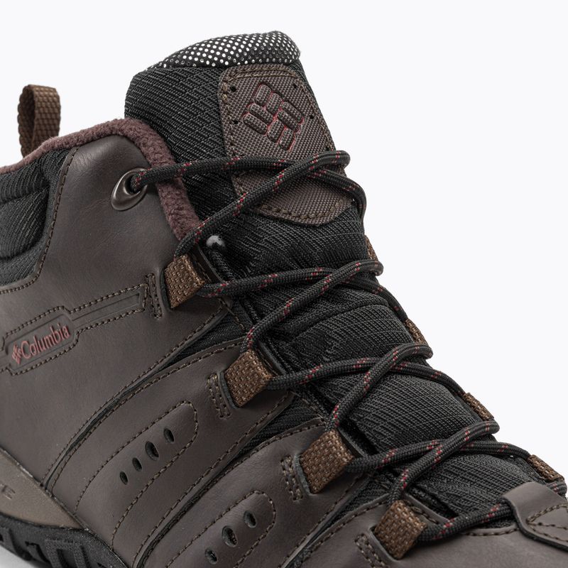 Columbia Woodburn II Chukka WP Omni-Heat férfi túrabakancs kordován/gránátvörös 8