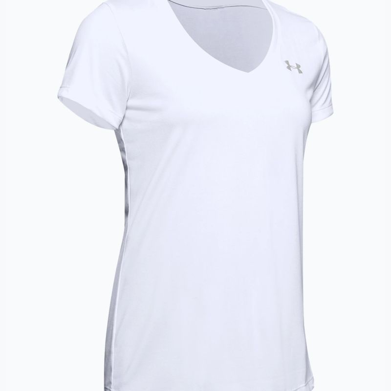 Under Armour Tech SSV női edzőpóló - Egyszínű fehér és ezüst 1255839 4