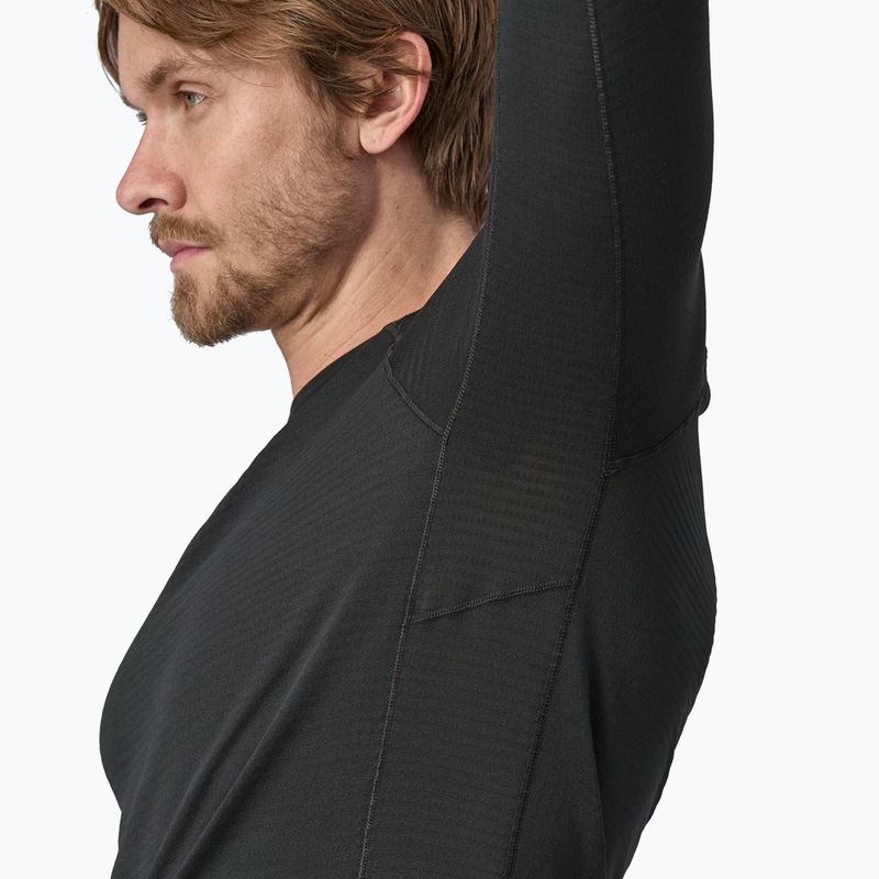 Férfi Patagonia Cap Thermal Weight Crew hosszú ujjú fekete 3