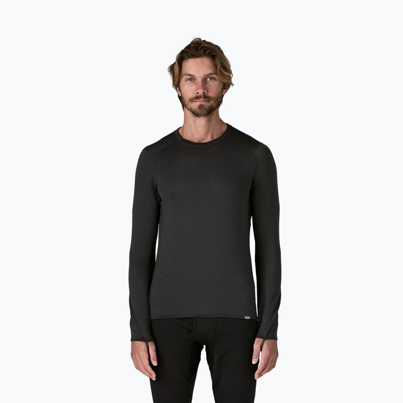 Férfi termoaktív felső Patagonia Cap Termal Weight Crew fekete 2