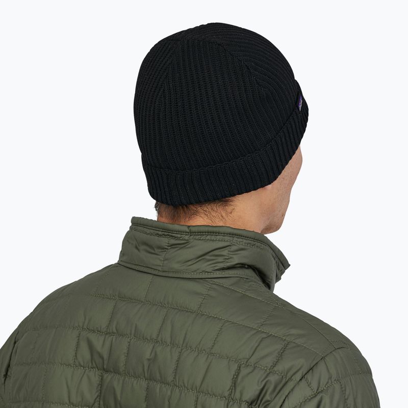 Téli sapka Patagonia Fishermans Rolled Beanie black 3