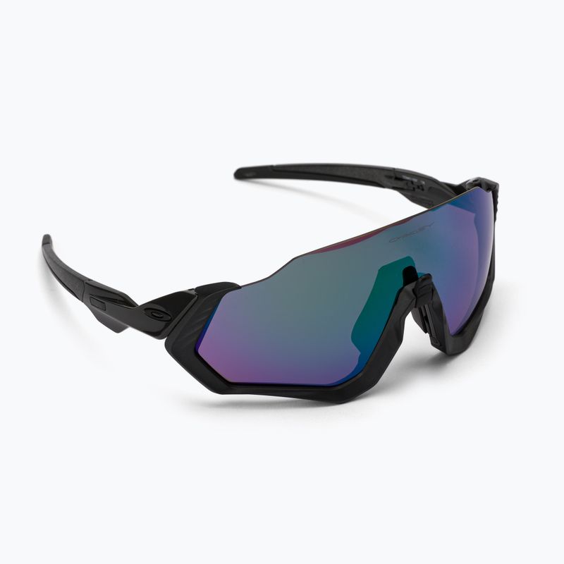 Oakley Flight Jacket kerékpáros szemüveg fekete-ibolya 0OO9401