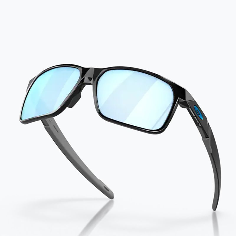 Oakley Portal X napszemüveg polírozott fekete/prizm mély víz polarizált 9