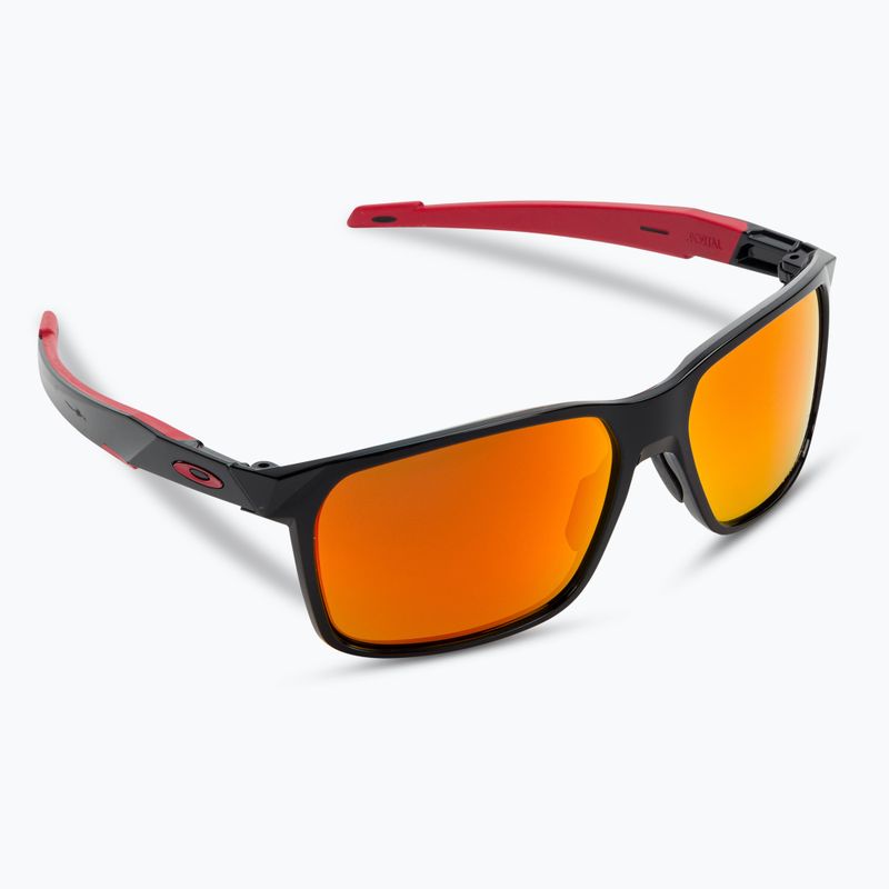 Oakley Portal X polírozott fekete/prizm rubin polarizált napszemüveg