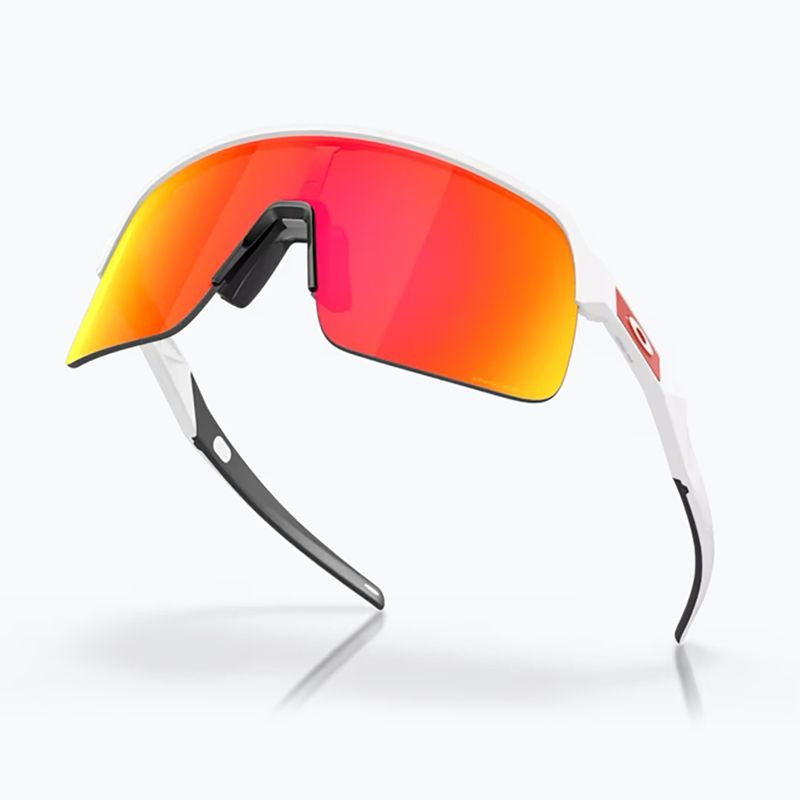 Napszemüveg Oakley Sutro Lite matte white/prizm ruby 4
