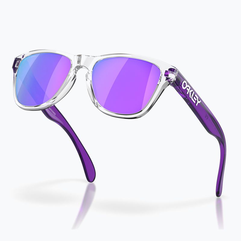 Oakley Frogskins XXS átlátszó/prizm lila gyermek napszemüveg 4