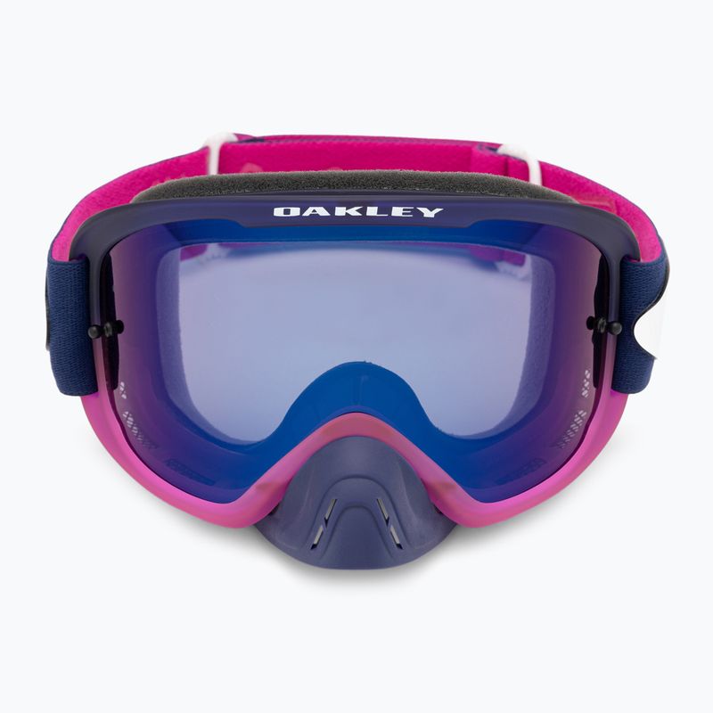 Kerékpáros szemüveg Oakley O Frame 2.0 Pro MTB tld navy stripes/black ice iridium 2