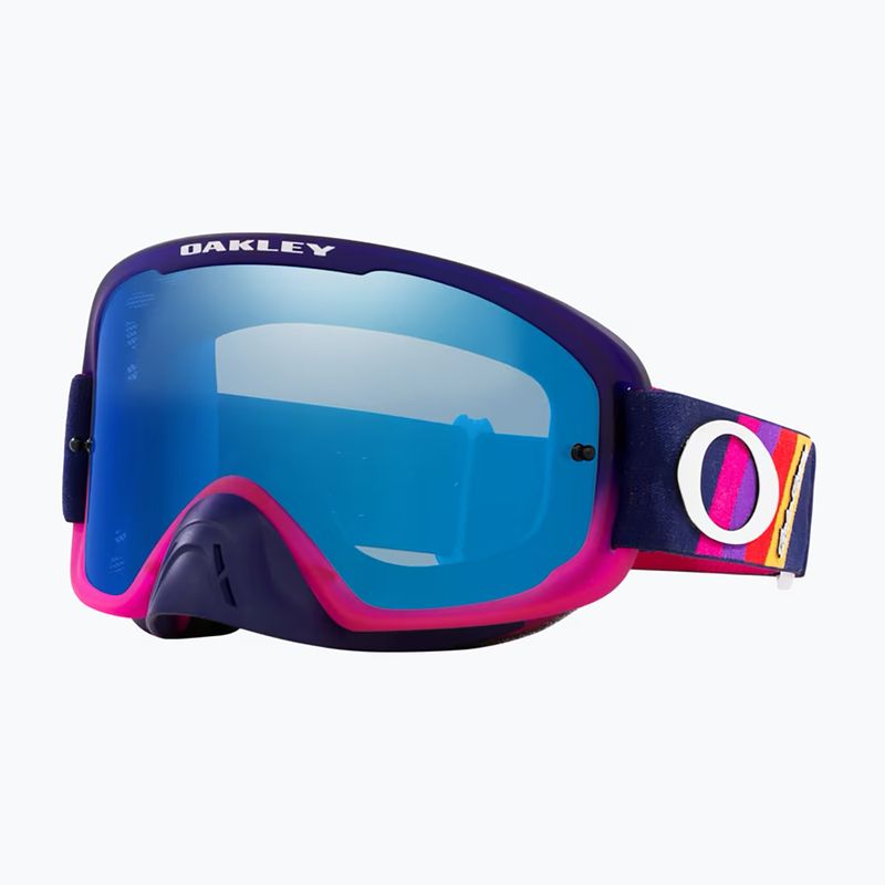 Kerékpáros szemüveg Oakley O Frame 2.0 Pro MTB tld navy stripes/black ice iridium 5