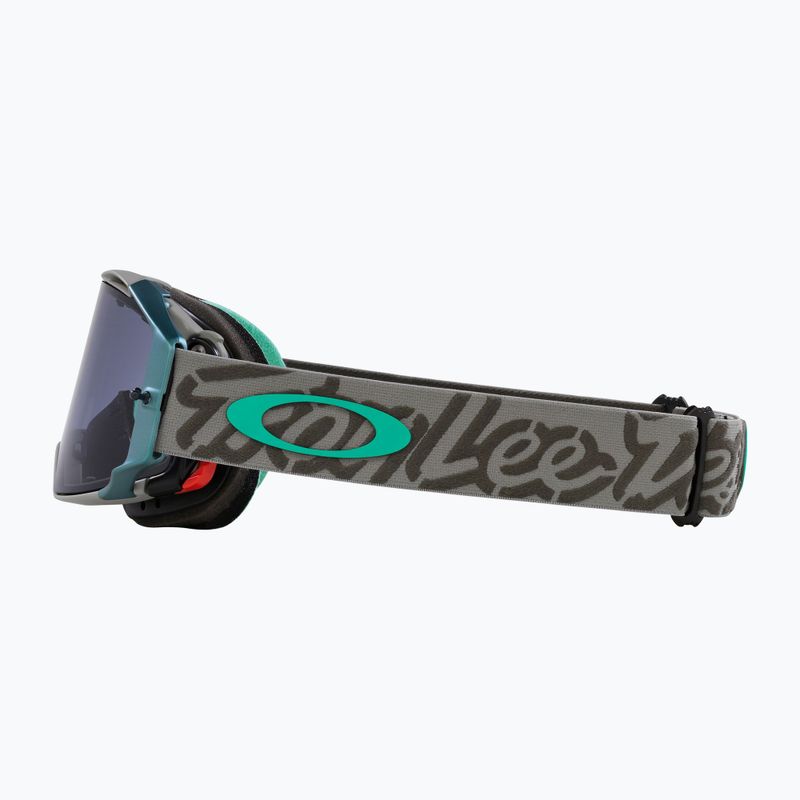 Kerékpáros szemüveg Oakley Airbrake MTB tld tactical green/light grey 6