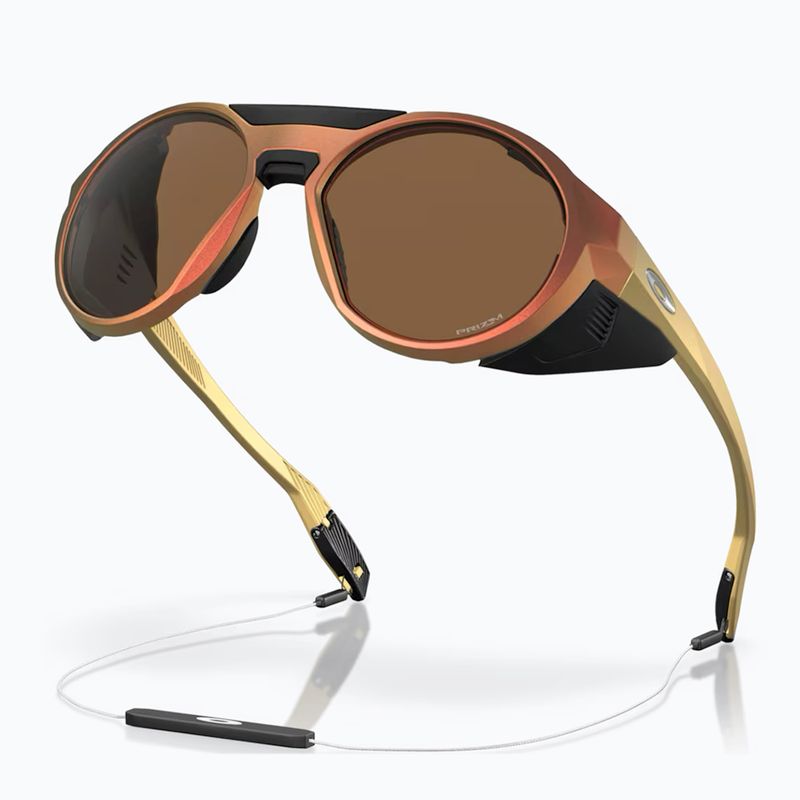 Oakley Clifden matt piros arany színváltós/prizm bronz napszemüveg 4